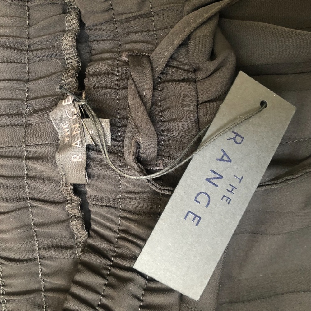 The Range Tonal Stripe Crepe Pant with Elastic Waist NWT - Picture 2 of 12